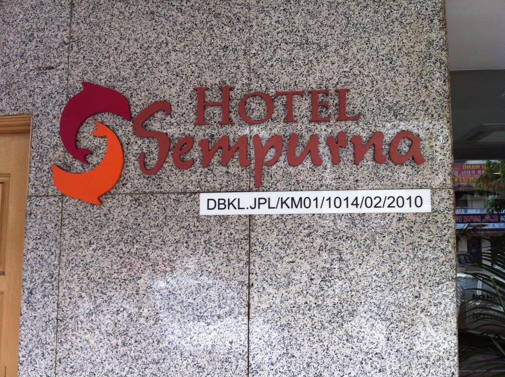 Hotel Sempurna Kuala Lumpur Zewnętrze zdjęcie